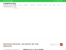 Tablet Screenshot of businessbuyingservices.com